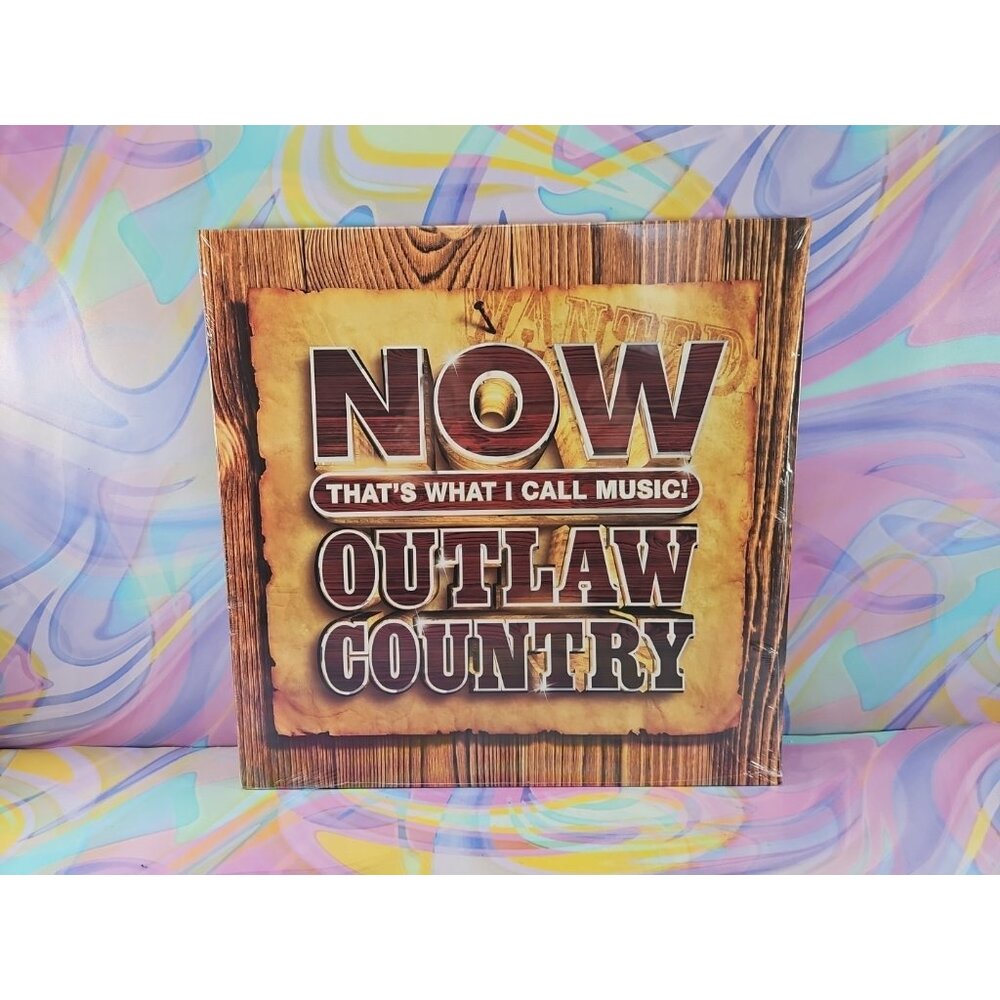 Now That's What I Call Outlaw Country (Record) New Sealed, 2xLP Maroon